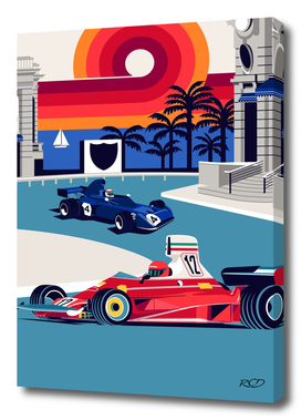 Formula Racing Car in Monaco