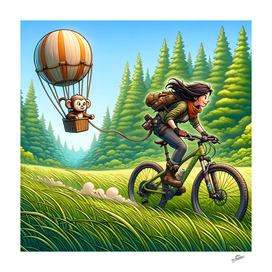 Pedals and Baskets: Balloon Biking Through Green Valleys