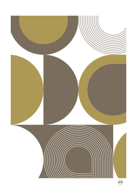 Bauhaus 016 brown pattern