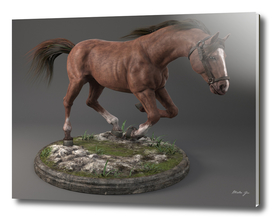 Horse statue 3D