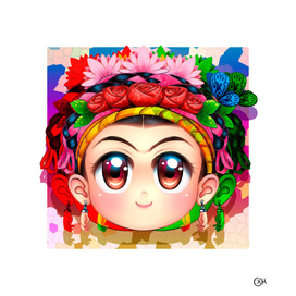 Frida Kahlo-Cute-Face
