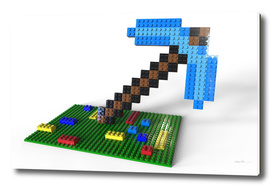 Lego Minecraft Pickaxe
