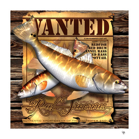 REEL TREASURES WANTED-Redfish