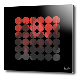 Abstract Geometric | red no. 1