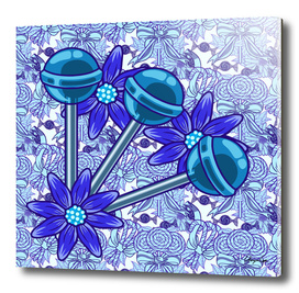 Blue Blazes PLUS (Candy Pattern)