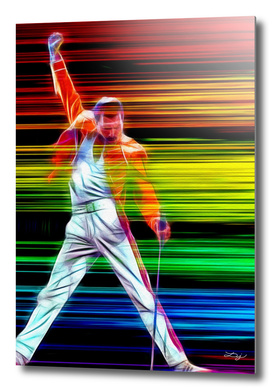 Freddie Mercury in Color
