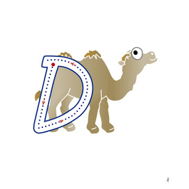 Animal alphabet, letter D: Dromedary