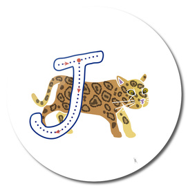 Animal alphabet, letter J: Jaguar