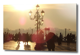 Golden hour in Venice