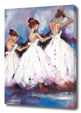 3 ballerina girls