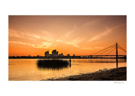 Sunset at Dnipro