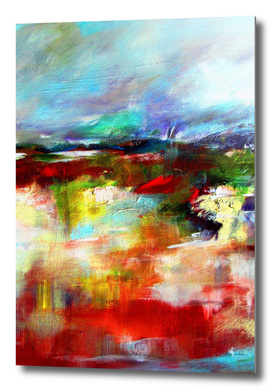 colorful abstract landscape
