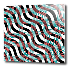 Abstract Wavy Stripes