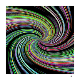 Abstract Colorful Twirl