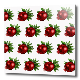 watercolor pomegranate pattern