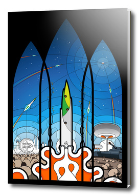The Window of Opportunity - stained glass window print