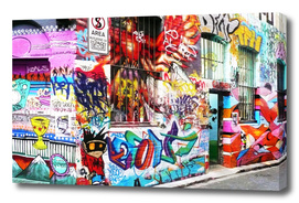 Rutledge Lane Graffiti, Melbourne