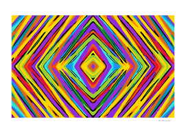 colorful psychedelic geometric graffiti square pattern