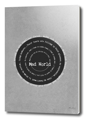 Mad World by Gary Jules Poster