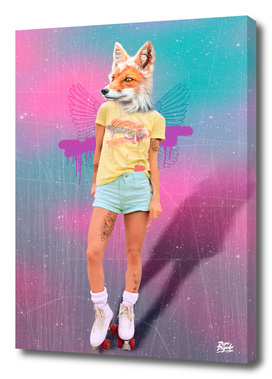 Roller Fox Girl Pepe Psyche