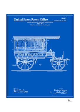 Ambulance Patent - Blueprint