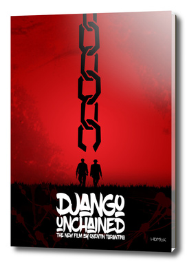Django Unchained - Minimal Movie Poster