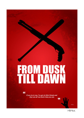 From Dusk Till Dawn - Minimal Movie Poster - Alternative
