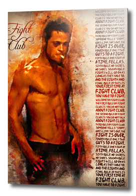 Fight Club - Rules - alternative art poster