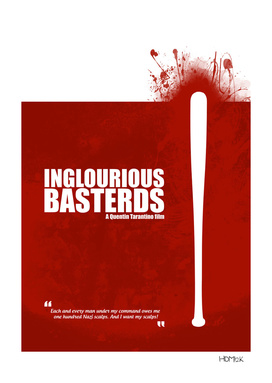 Inglourious Basterds. Minimal Movie Poster Alternative