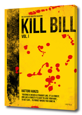 Kill Bill - Vol. I minimal movie poster alternative