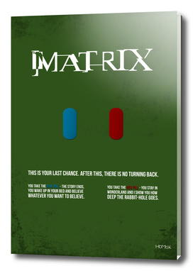 Matrix - minimal movie poster