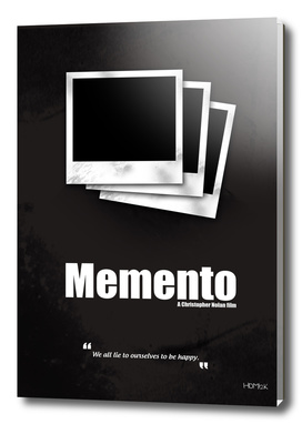 Memento. Minimal Movie Poster - A Christopher Nolan Film.