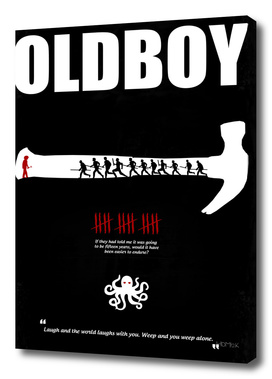 Oldboy - Minimal Movie Poster. A Film by Chan-wook Park.