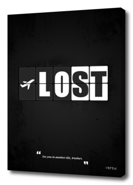Lost - Minimal TV Series Poster Alternative