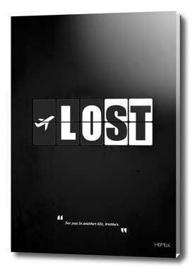 Lost - Minimal TV Series Poster Alternative