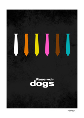 Reservoir Dogs - minimal movie poster