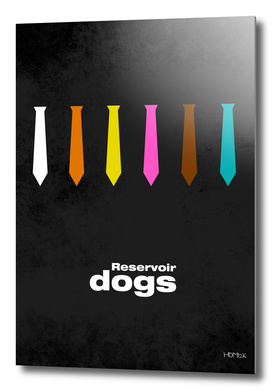 Reservoir Dogs - minimal movie poster