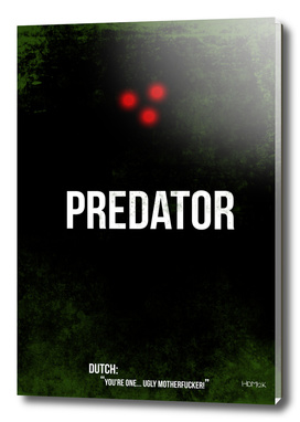Predator - minimal movie poster alternative