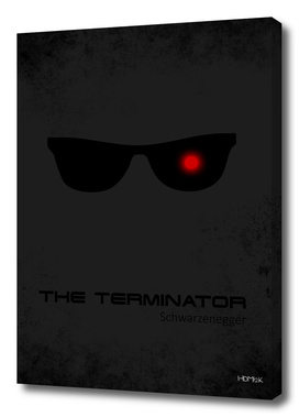 Terminator - minimal movie poster alternative
