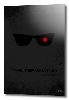 Terminator - minimal movie poster alternative