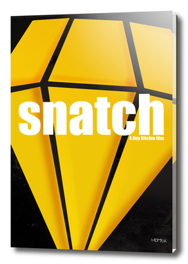 Snatch. Minimal Movie Poster - A Guy Ritchie Film.