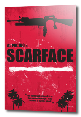 Scarface - Minimal Alternative Movie Poster