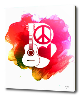 love, peace and music