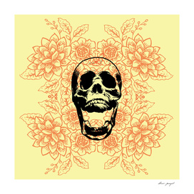 Skull Floral Pattern