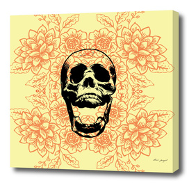 Skull Floral Pattern