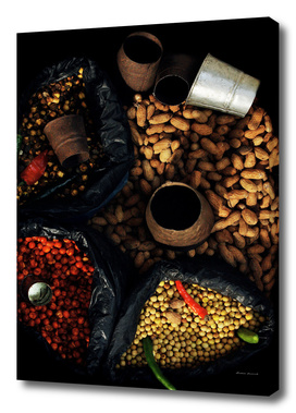 3014 Spices on the market in Nepal
