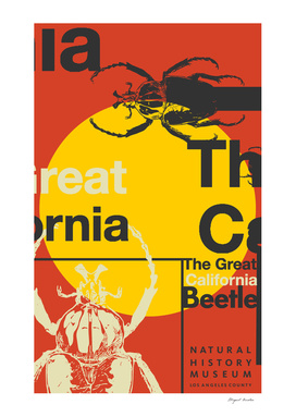 The Great California Beetle Poster