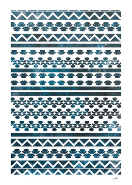Ethnic pattern with watercolors