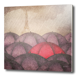 Art Umbrellas Rain Paris