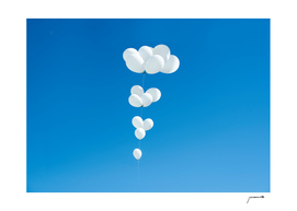 Saudade (White balloons)